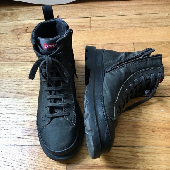 Dark gray Camper boots, basically new! - Picture 2 of 8